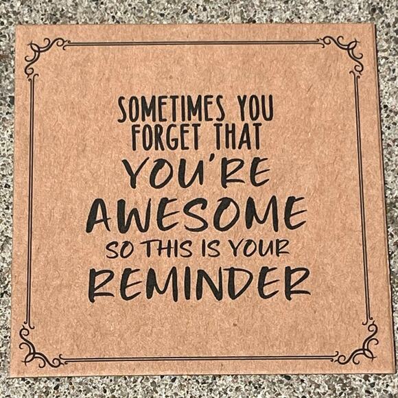 Stone Bracelet New You are Awesome Positive Affirmation Stretches Gift Present - Picture 3 of 3